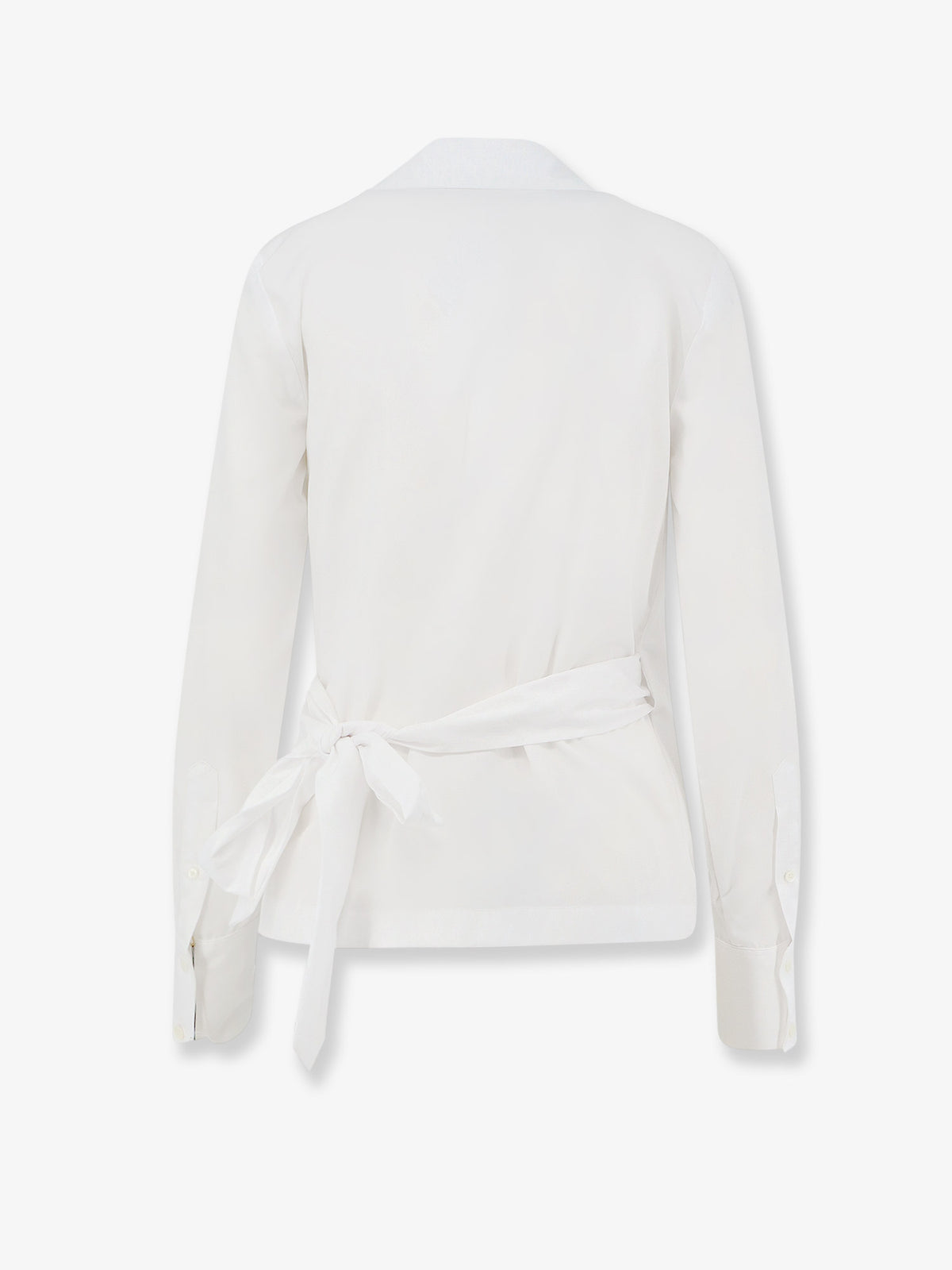 Cotton wrap shirt