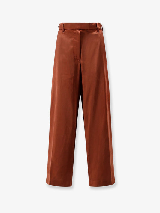 Viscose blend trousers