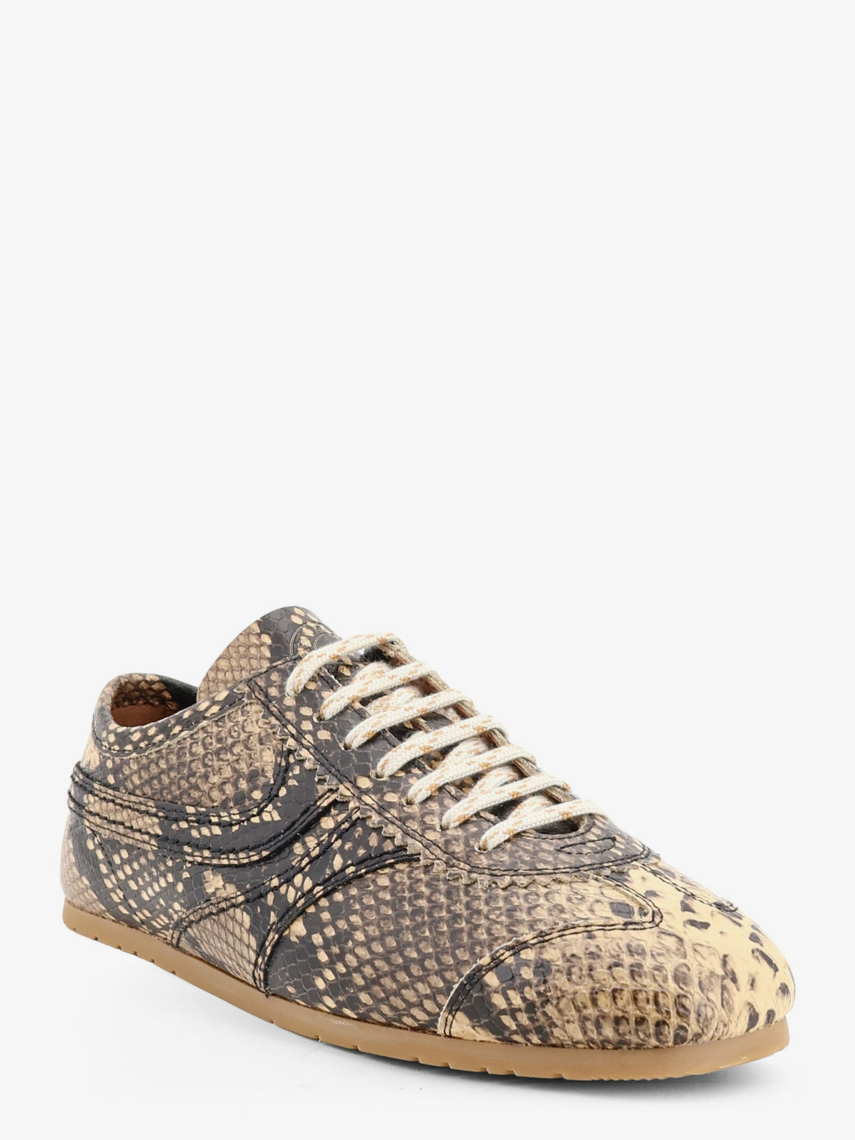 Low-Top Animal Pattern Sneakers