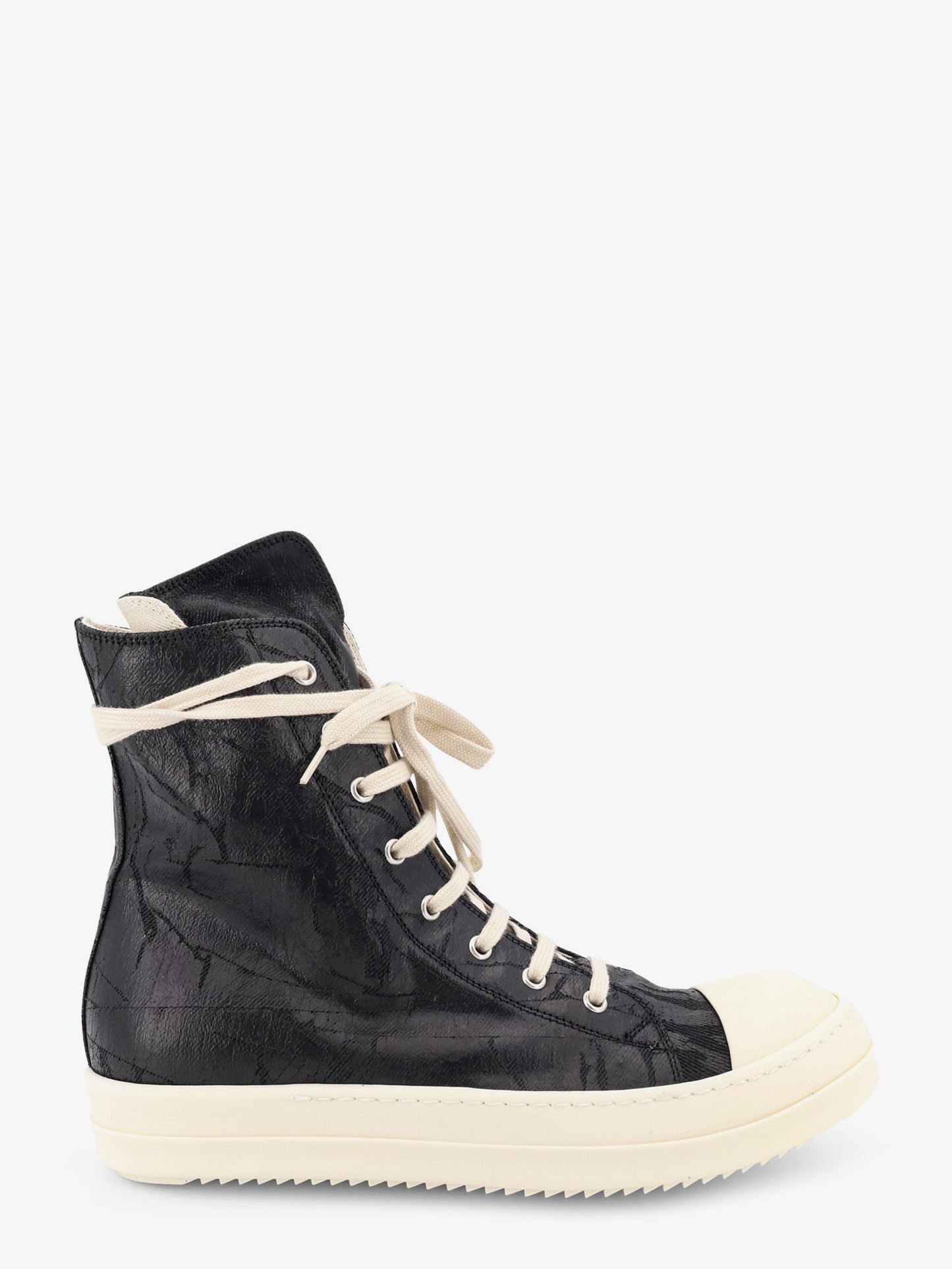 Sneakers High-Top in pelle