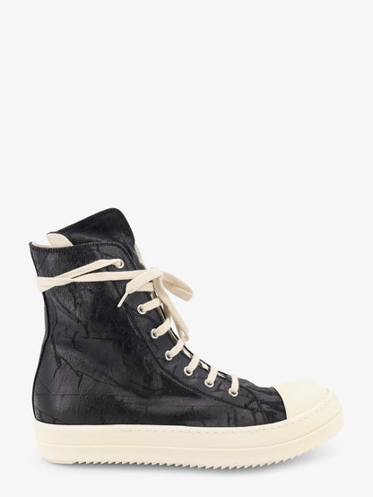 Sneakers High-Top in pelle thumbnail