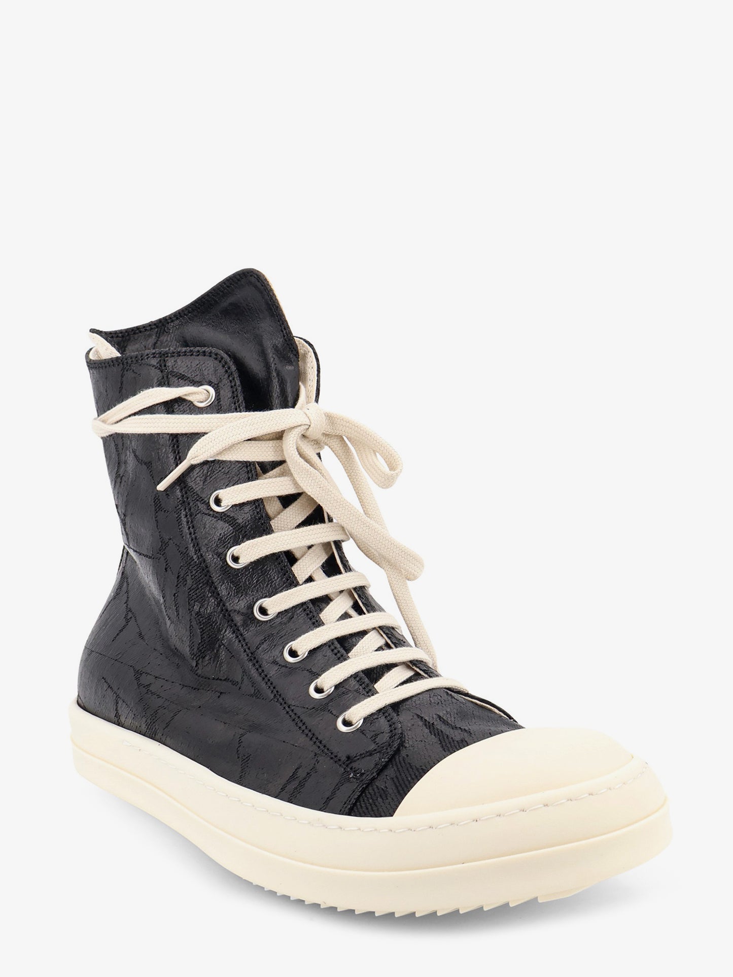Sneakers High-Top in pelle
