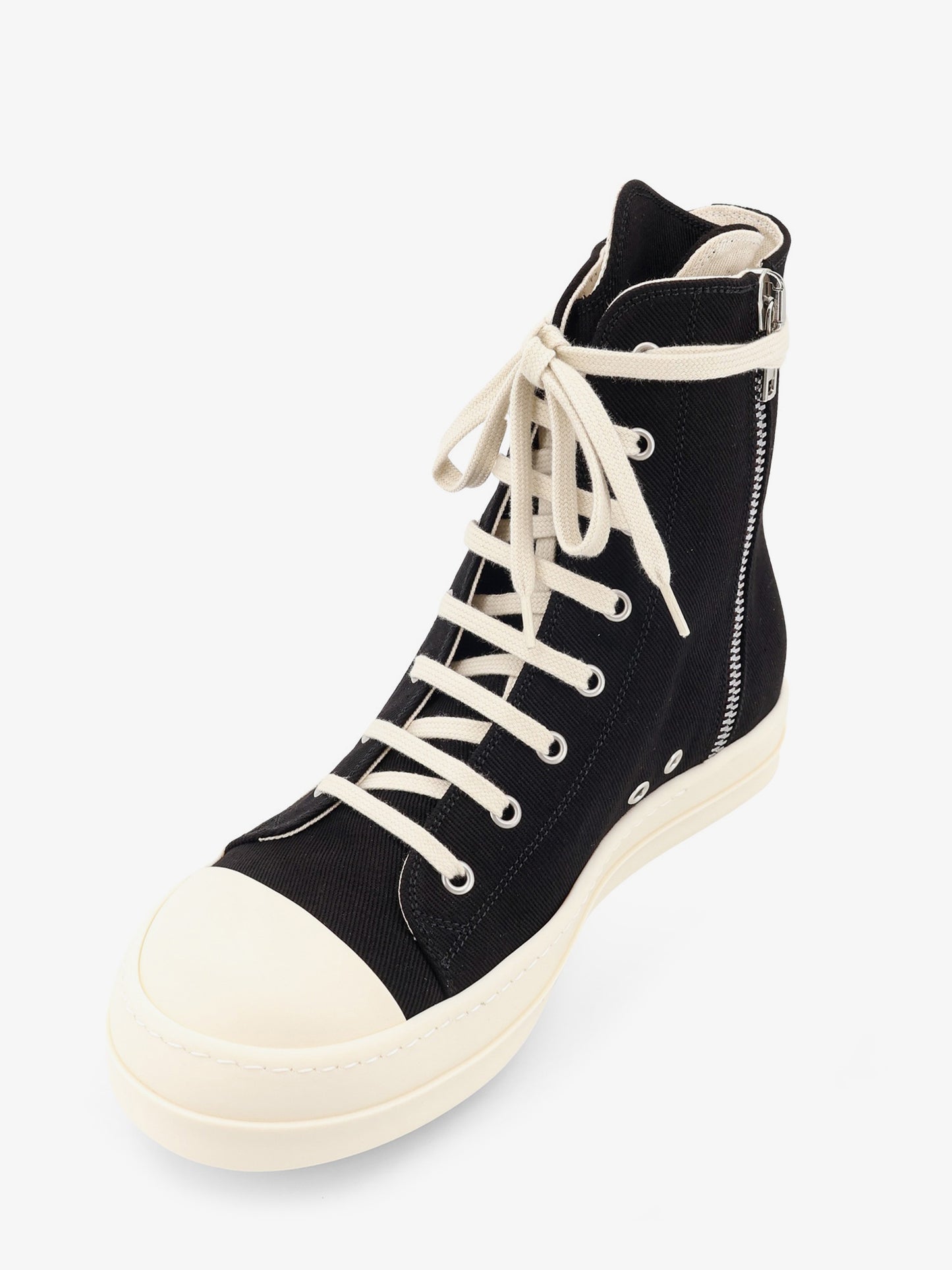 Sneakers High-Top in cotone certificato