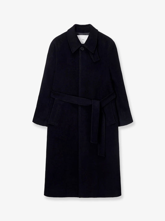 Wool and cashmere blend coat
