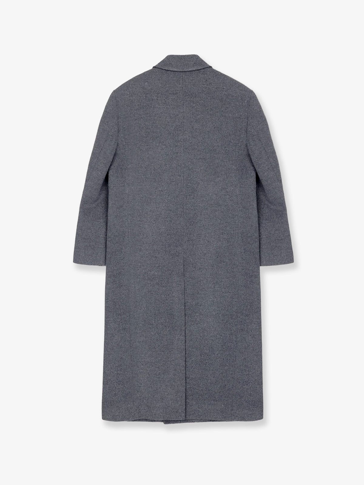 Wool and cashmere blend double-breasted coat