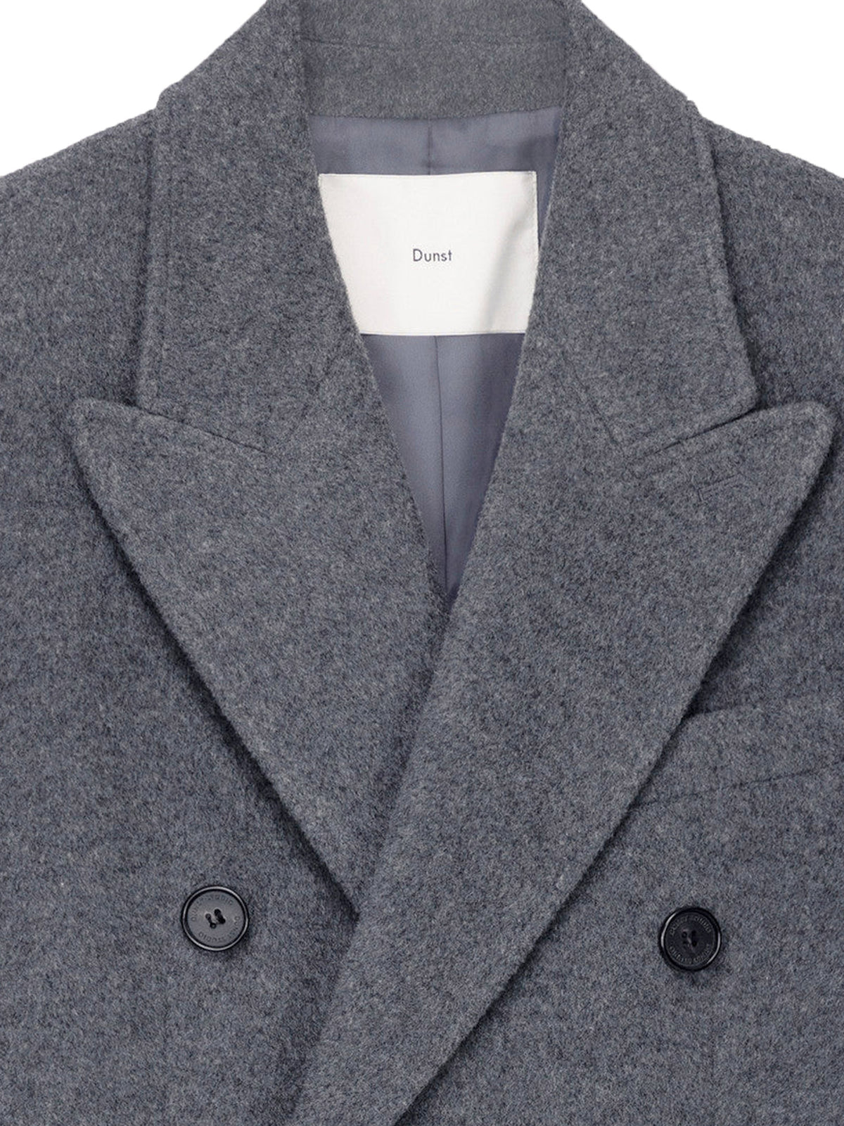 Wool and cashmere blend double-breasted coat