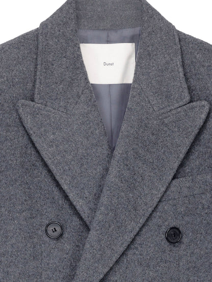 Wool and cashmere blend double-breasted coat thumbnail