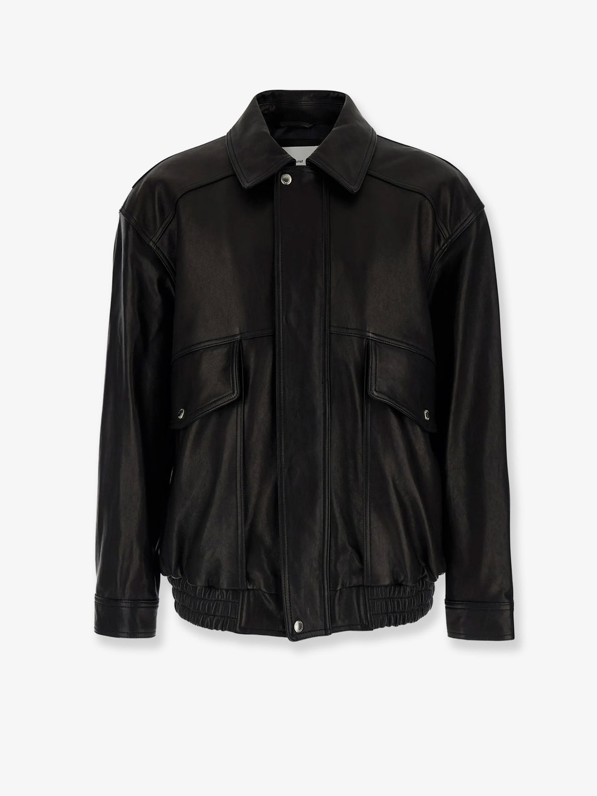 Unisex leather blouson