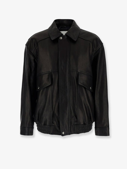 Unisex leather blouson thumbnail