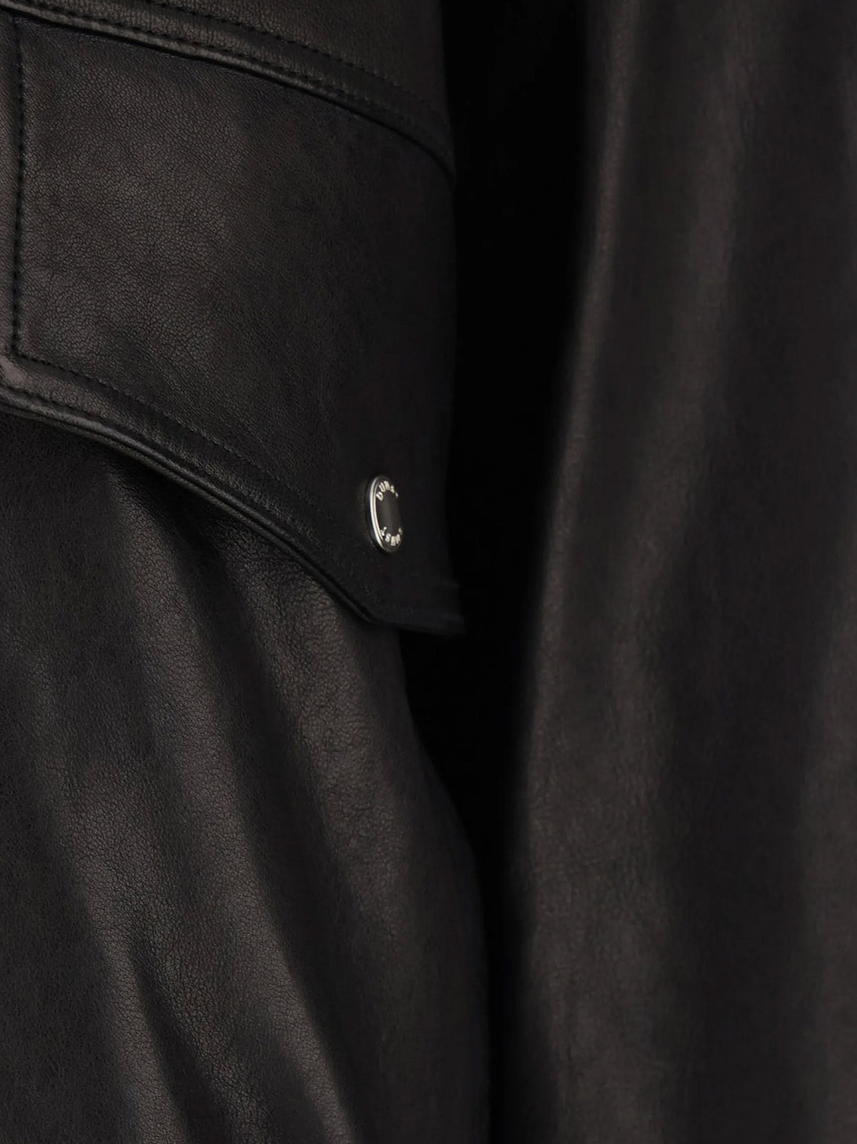 Unisex leather blouson