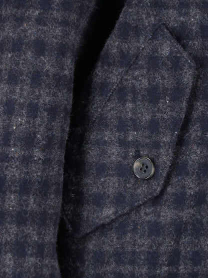 Wool jacket with checked pattern thumbnail