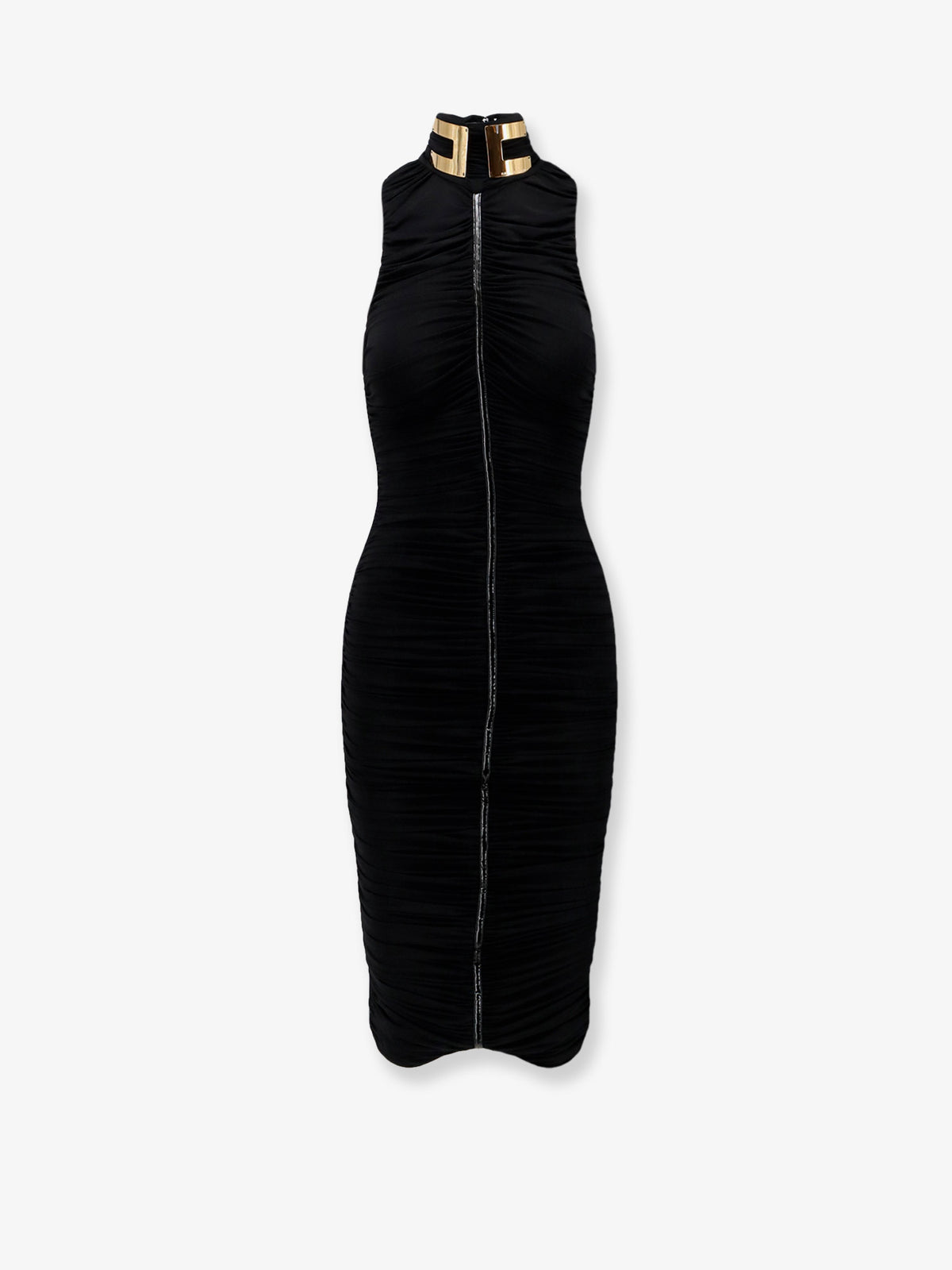 Draped midi dress