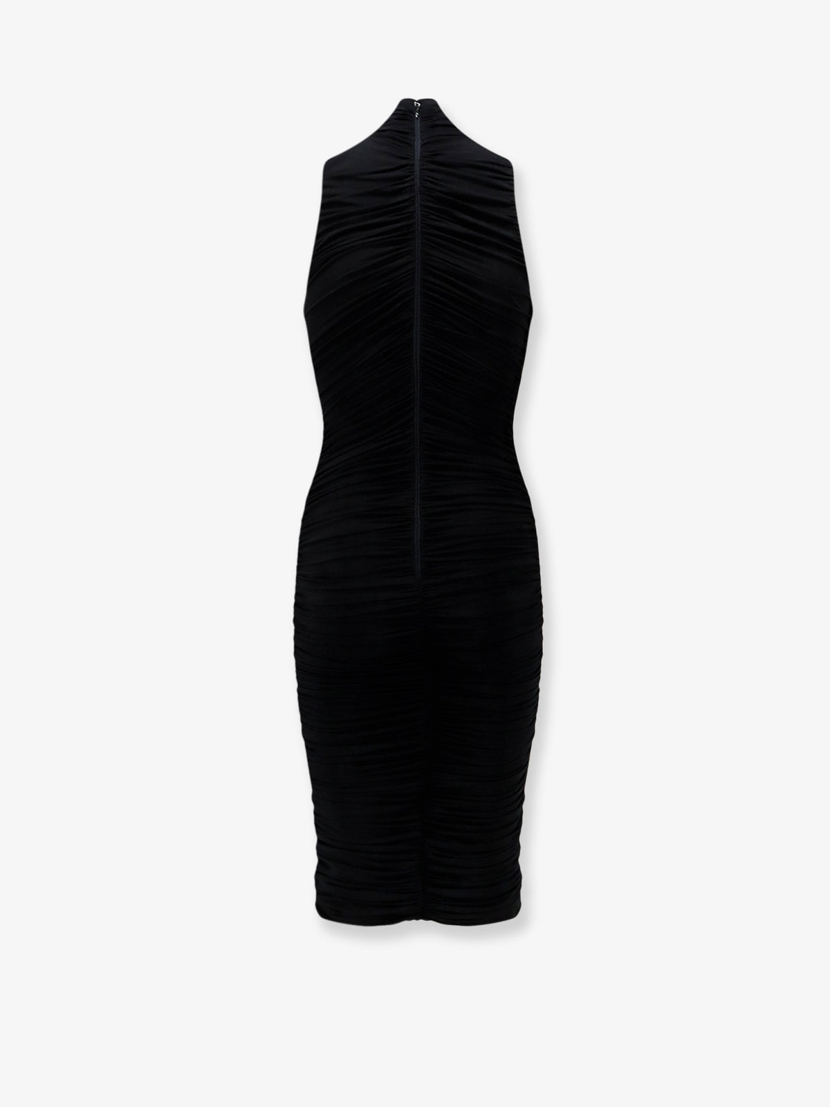 Draped midi dress
