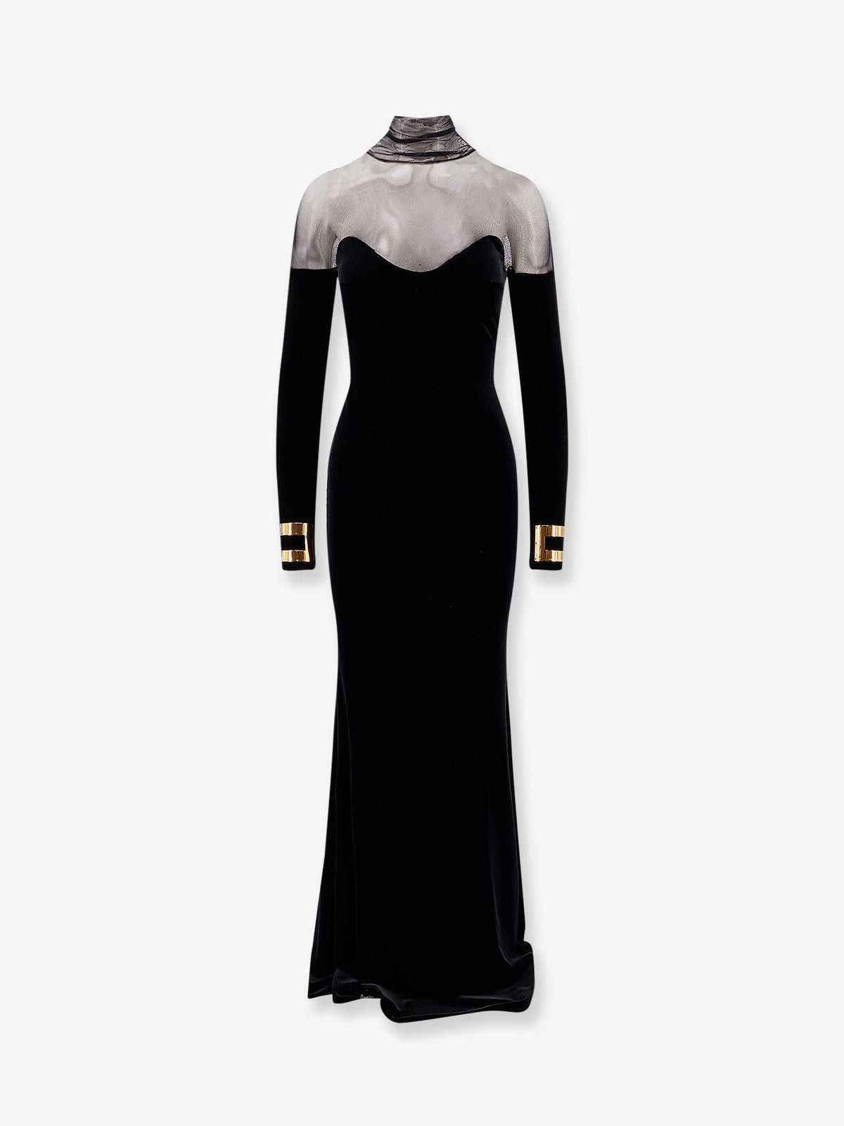 Red Carpet velvet long dress