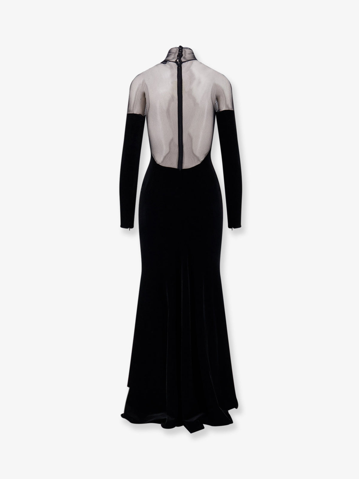 Red Carpet velvet long dress