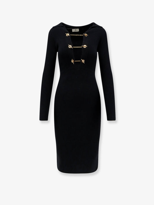 Long viscose blend dress