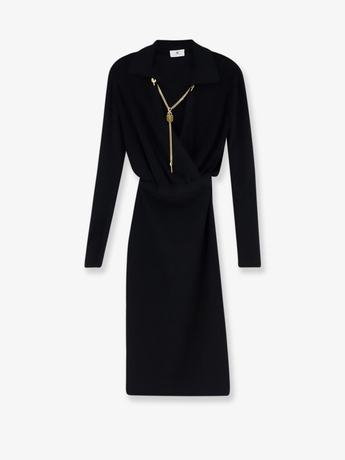 Viscose blend midi dress