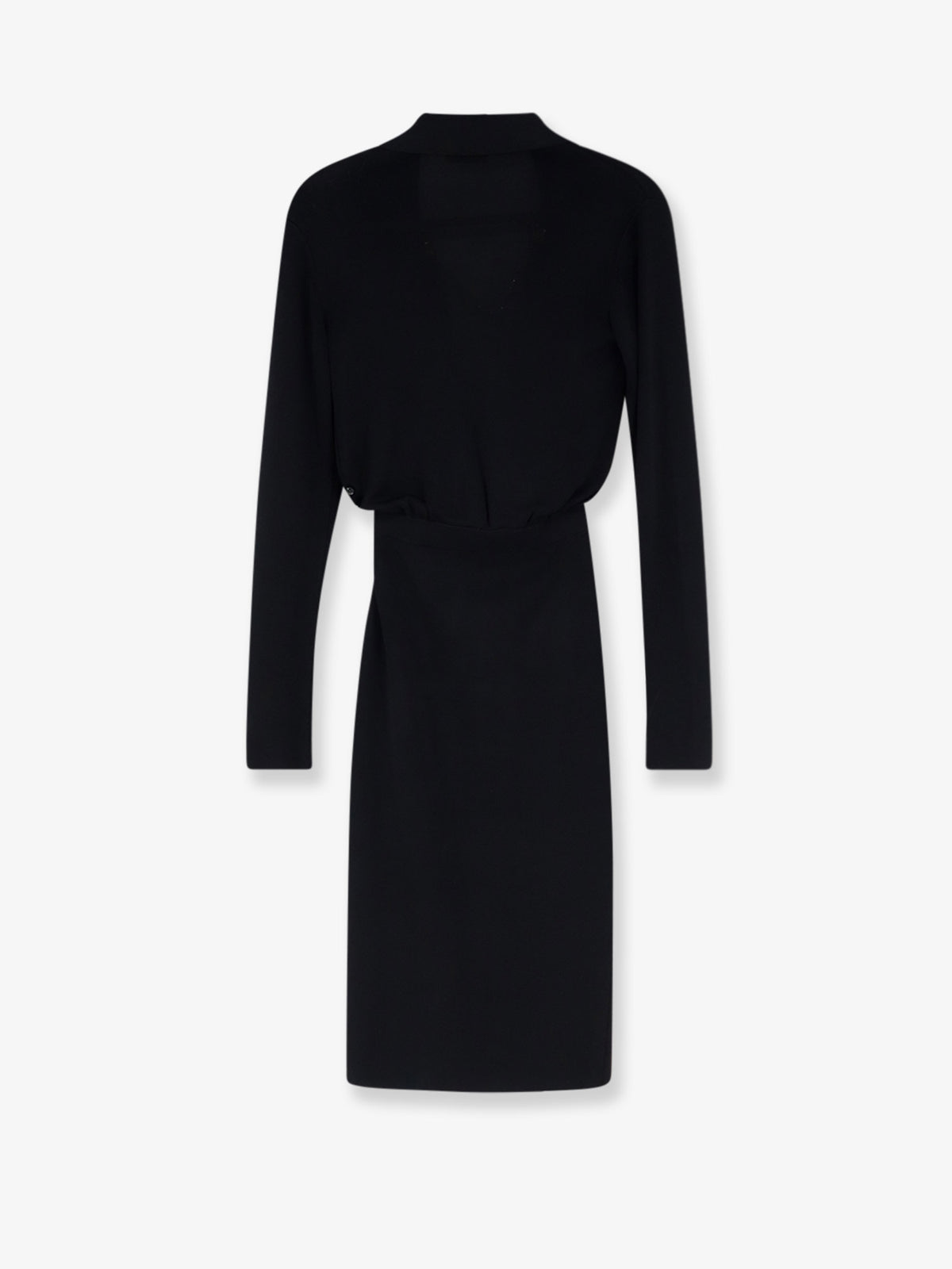 Viscose blend midi dress