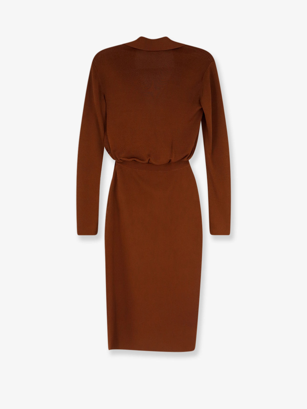 Viscose blend midi dress