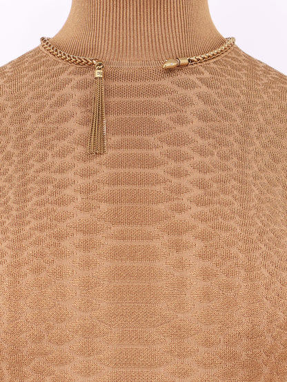 Knitted dress with Snake detail thumbnail