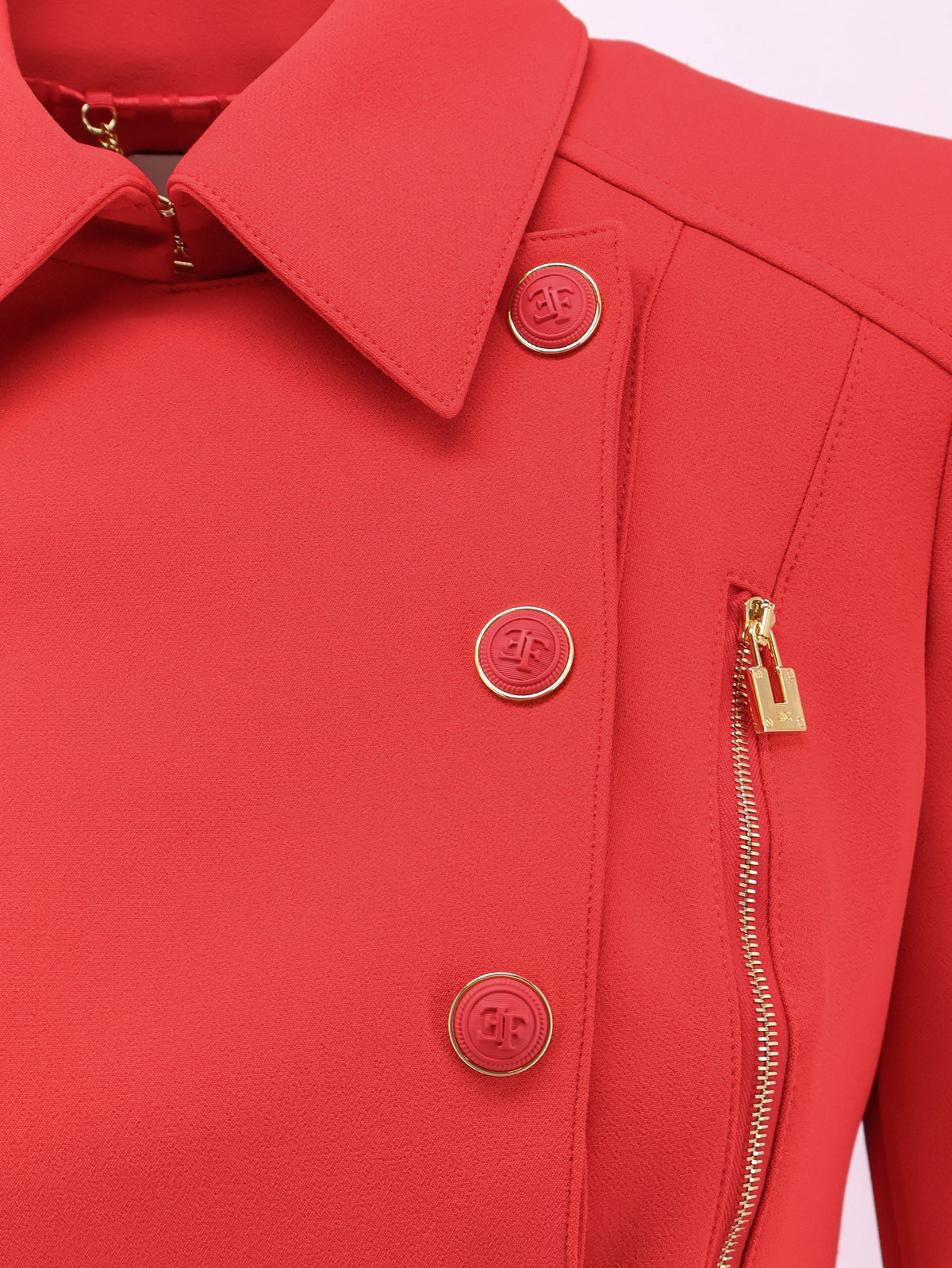 Cropped Blazer with buttons