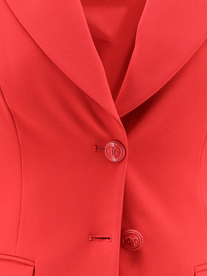 Fitted blazer with laces on the back thumbnail
