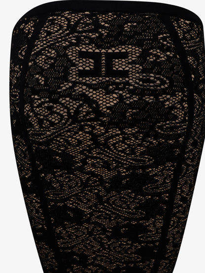 Embroidered knitted skirt thumbnail