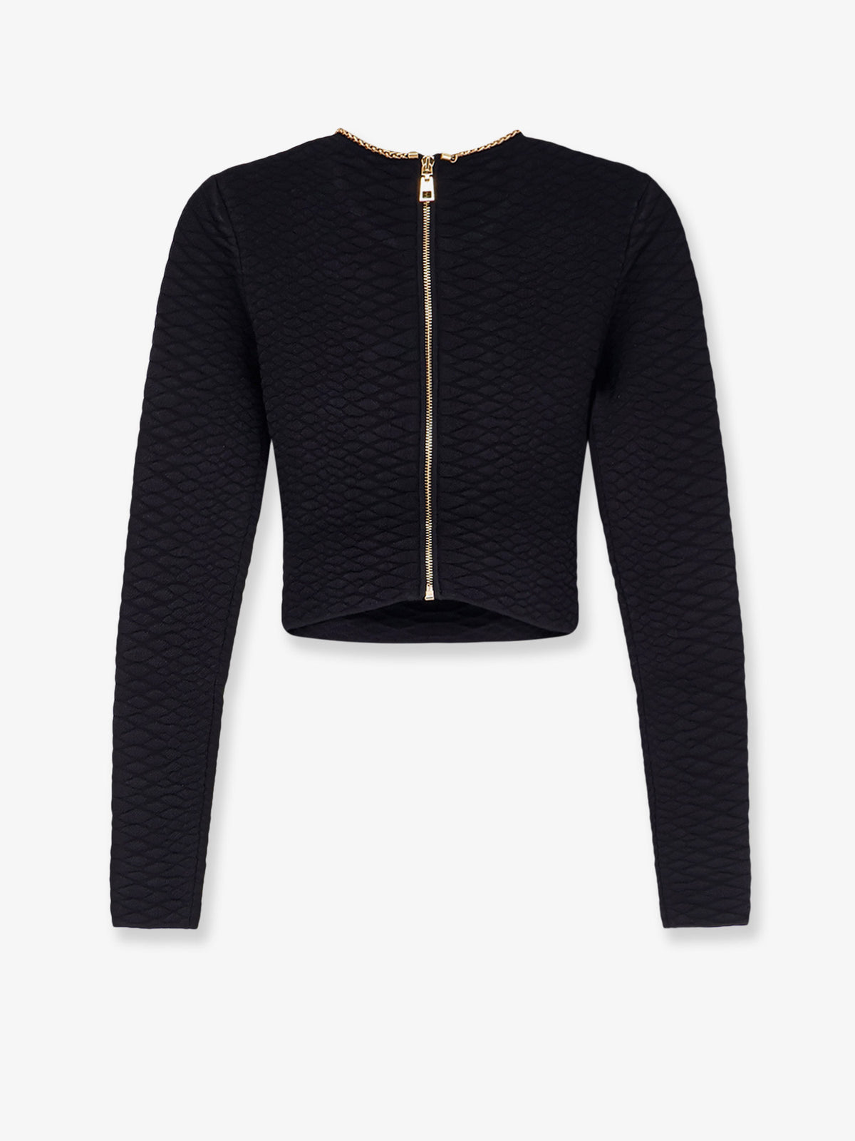 Tricot Sweater with snake metal choker