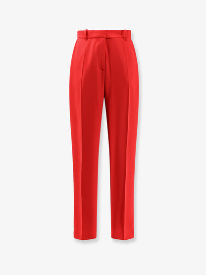 Regular fit crepe trousers thumbnail