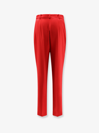 Regular fit crepe trousers thumbnail