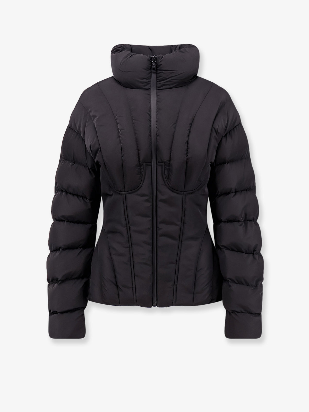 Bustier quilted down jacket
