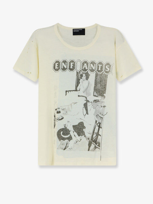 Cotton T-shirt with front print