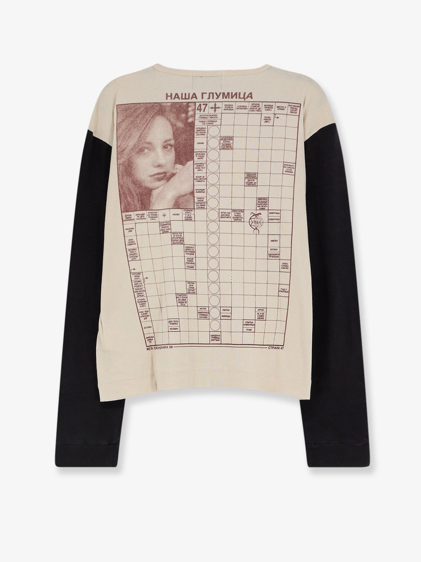 T-shirt in cotone con stampa frontale