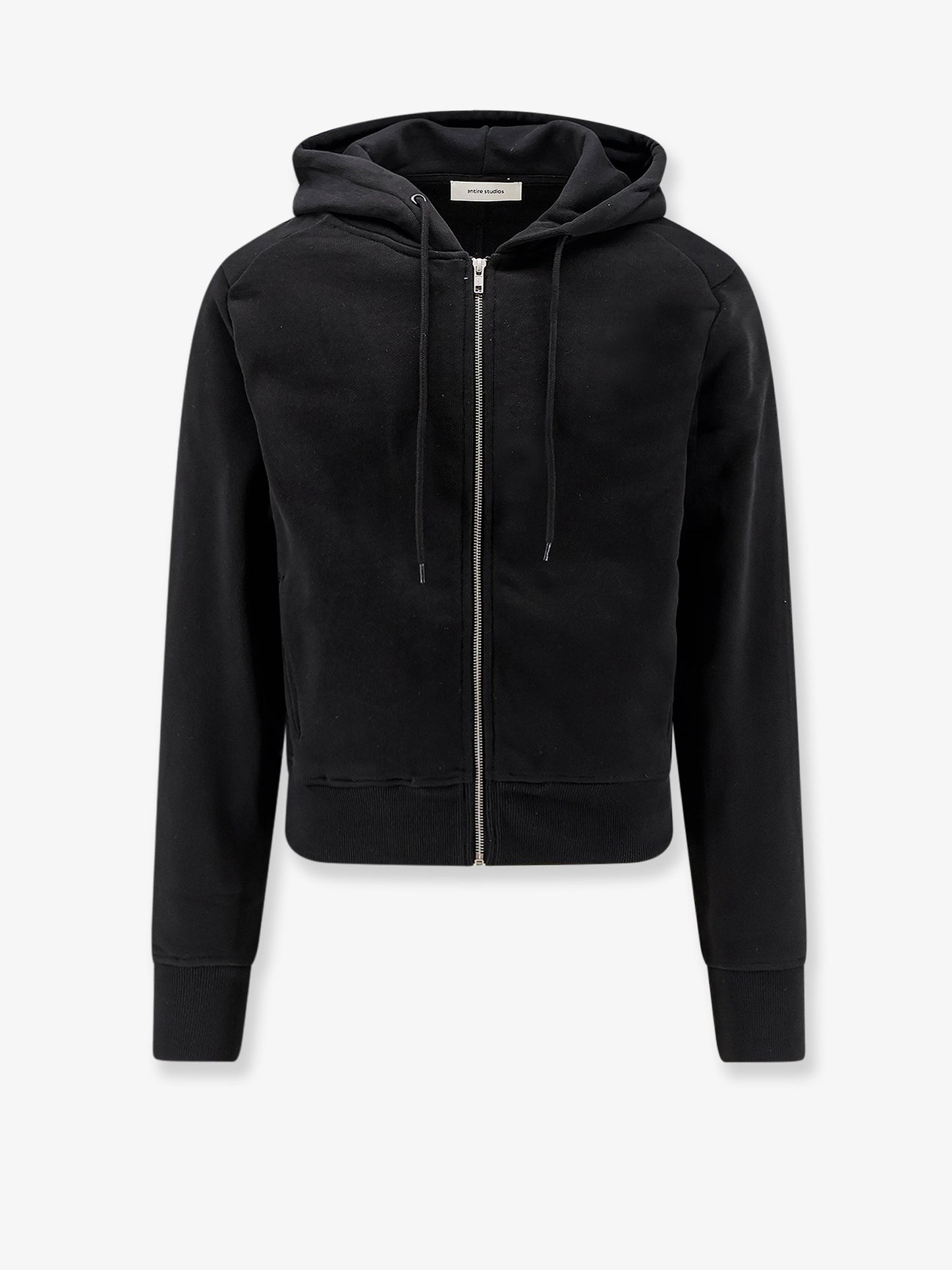 Slim Zip Up cotton hoodie