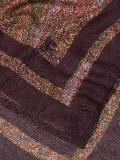Modal and cashmere shawl with Paisley pattern thumbnail