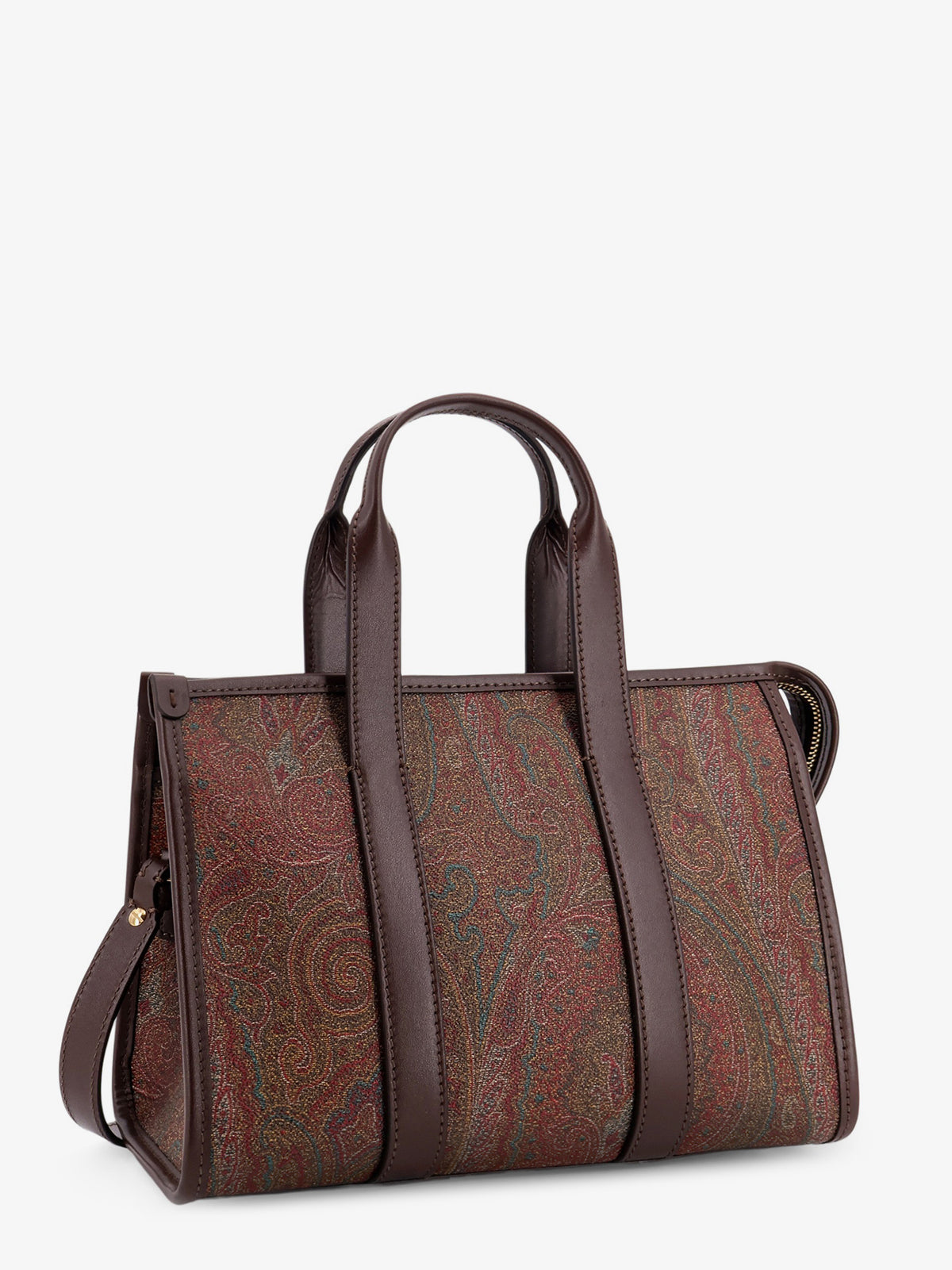 Arnica S Paisley fabric handbag with shoulder strap