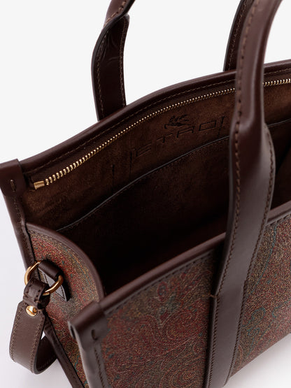 Arnica S Paisley fabric handbag with shoulder strap thumbnail