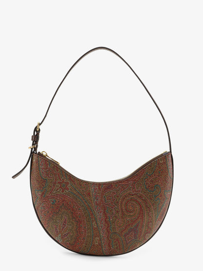 Etro Essential S Arnica Hobo shoulder bag in paisley jacquard fabric thumbnail