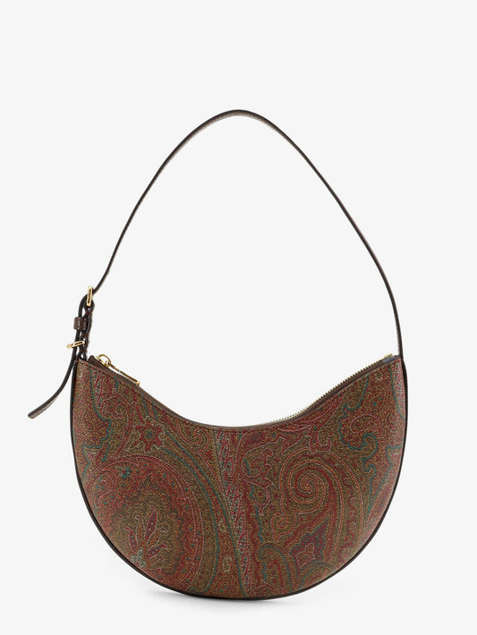 Etro Essential S Arnica Hobo shoulder bag in paisley jacquard fabric
