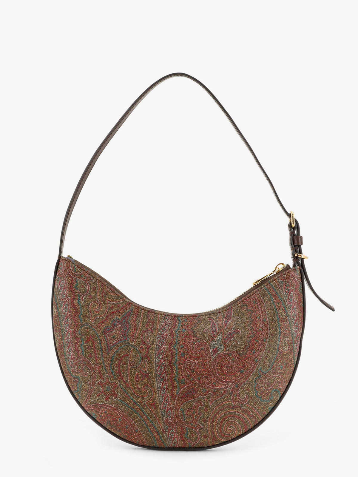 Etro Essential S Arnica Hobo shoulder bag in paisley jacquard fabric
