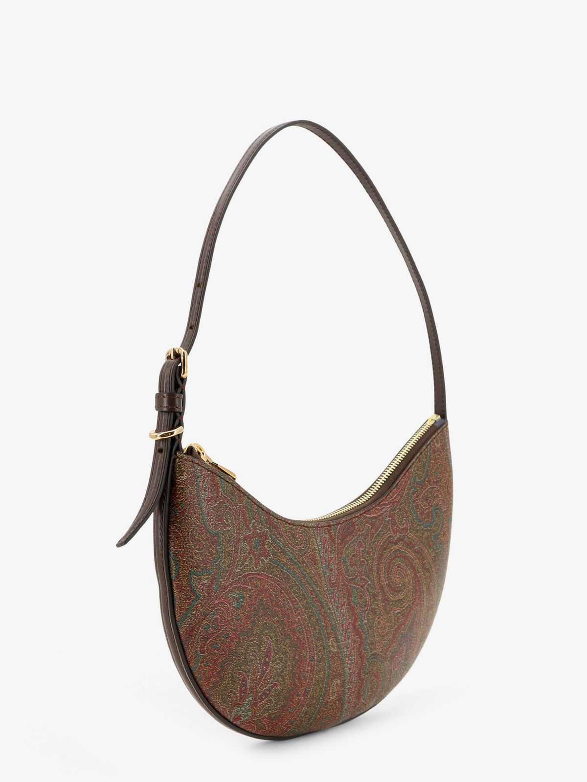 Etro Essential S Arnica Hobo shoulder bag in paisley jacquard fabric