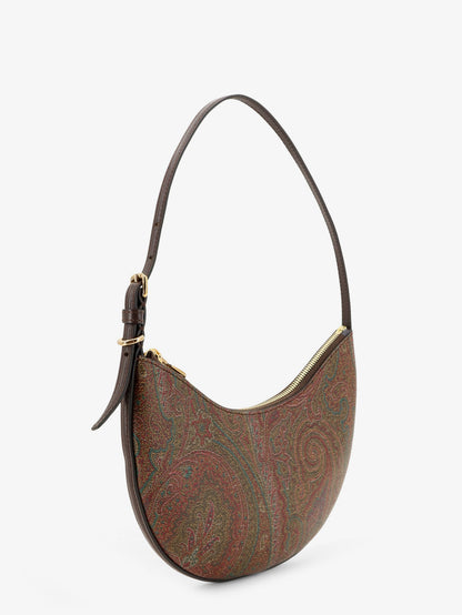 Etro Essential S Arnica Hobo shoulder bag in paisley jacquard fabric thumbnail