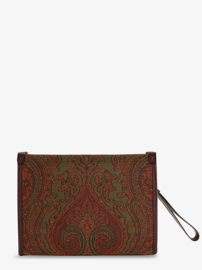 Paisley pattern clutch bag thumbnail