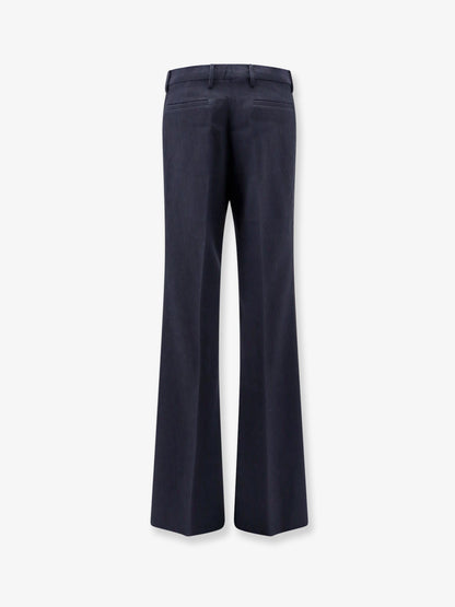 Pantaloni in misto lana con motivo paisley thumbnail