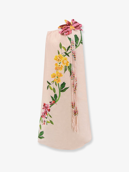 Natural linen dress