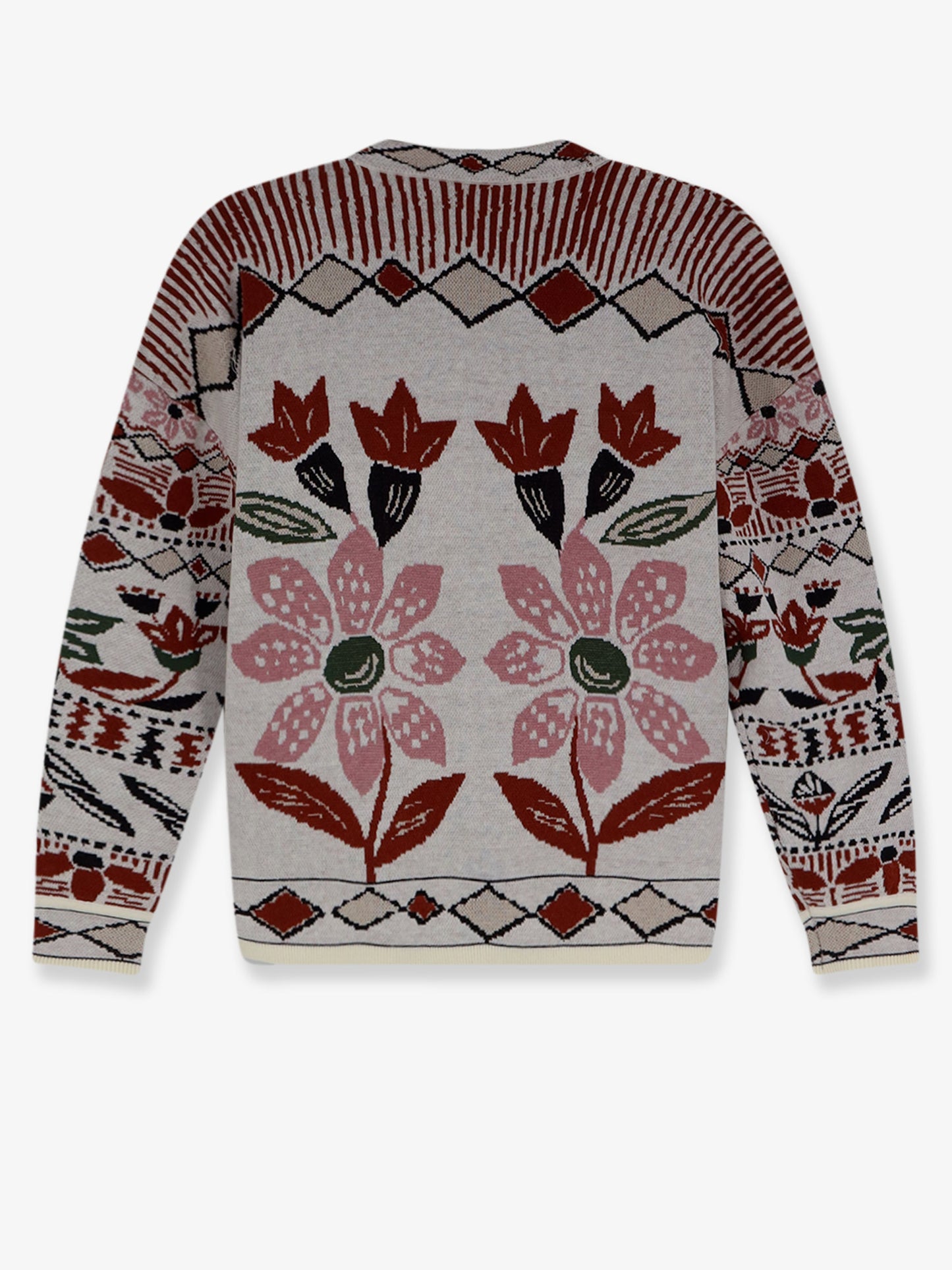 Cardigan with Multicolor embroidery