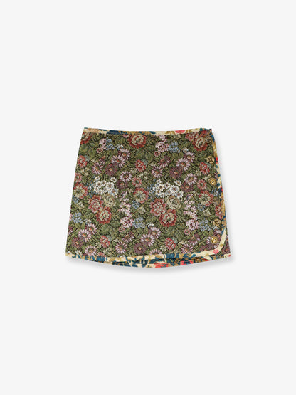 Gonna Mini Jacquard Arabesque Matelassé thumbnail