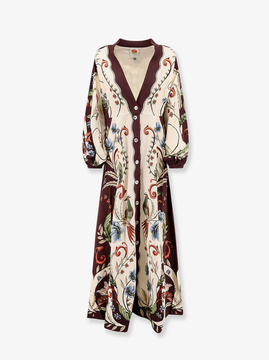 Millena maxi dress with all-over print