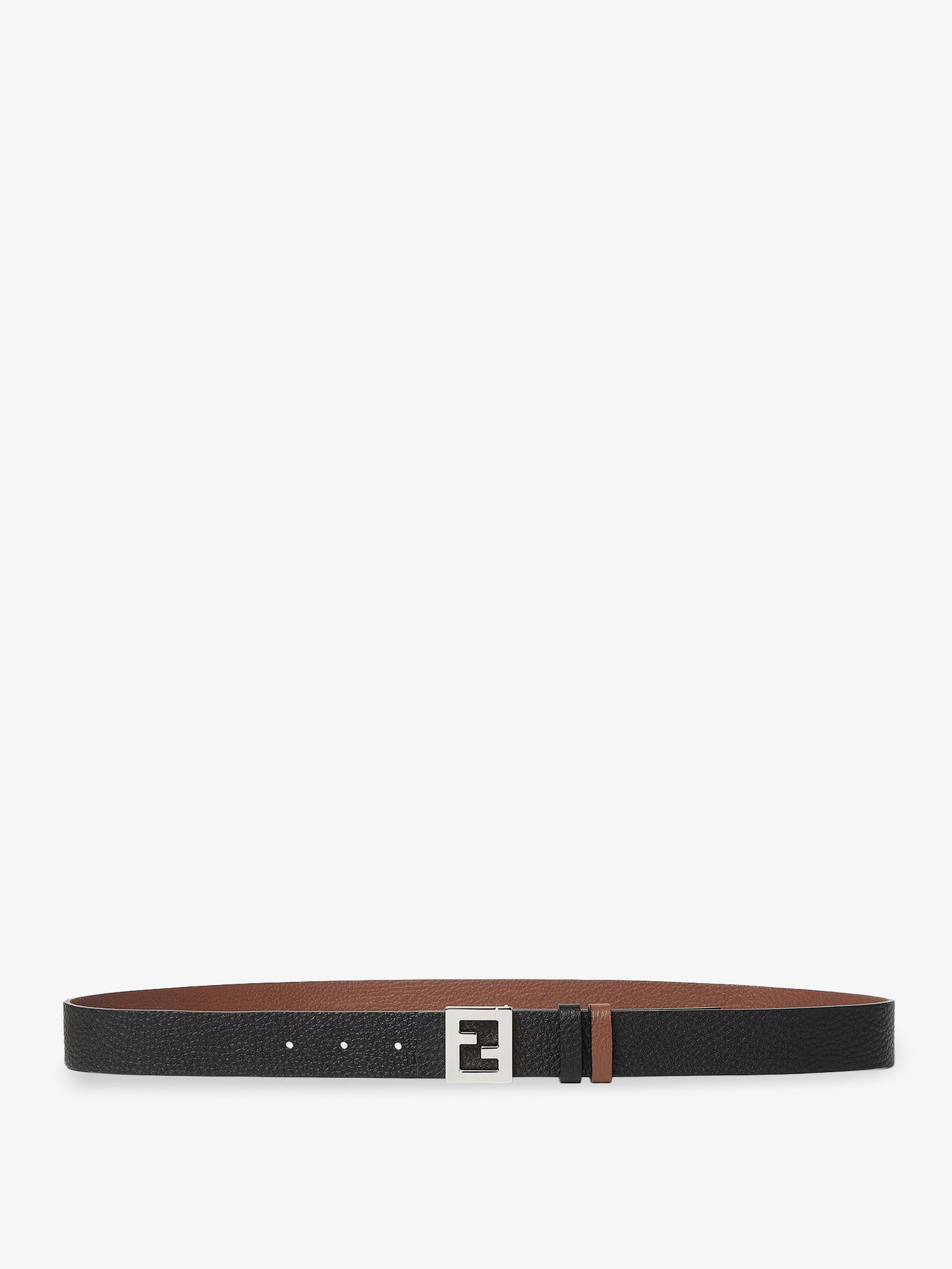 Reversible leather belt