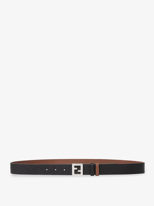 Reversible leather belt